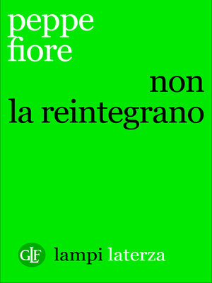 cover image of Non la reintegrano